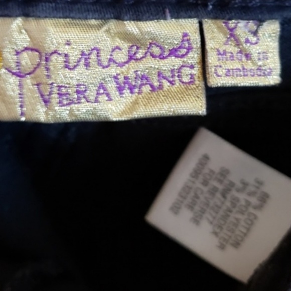 VERA WANG XS BLACK SKINNY JEANS - Picture 3 of 4